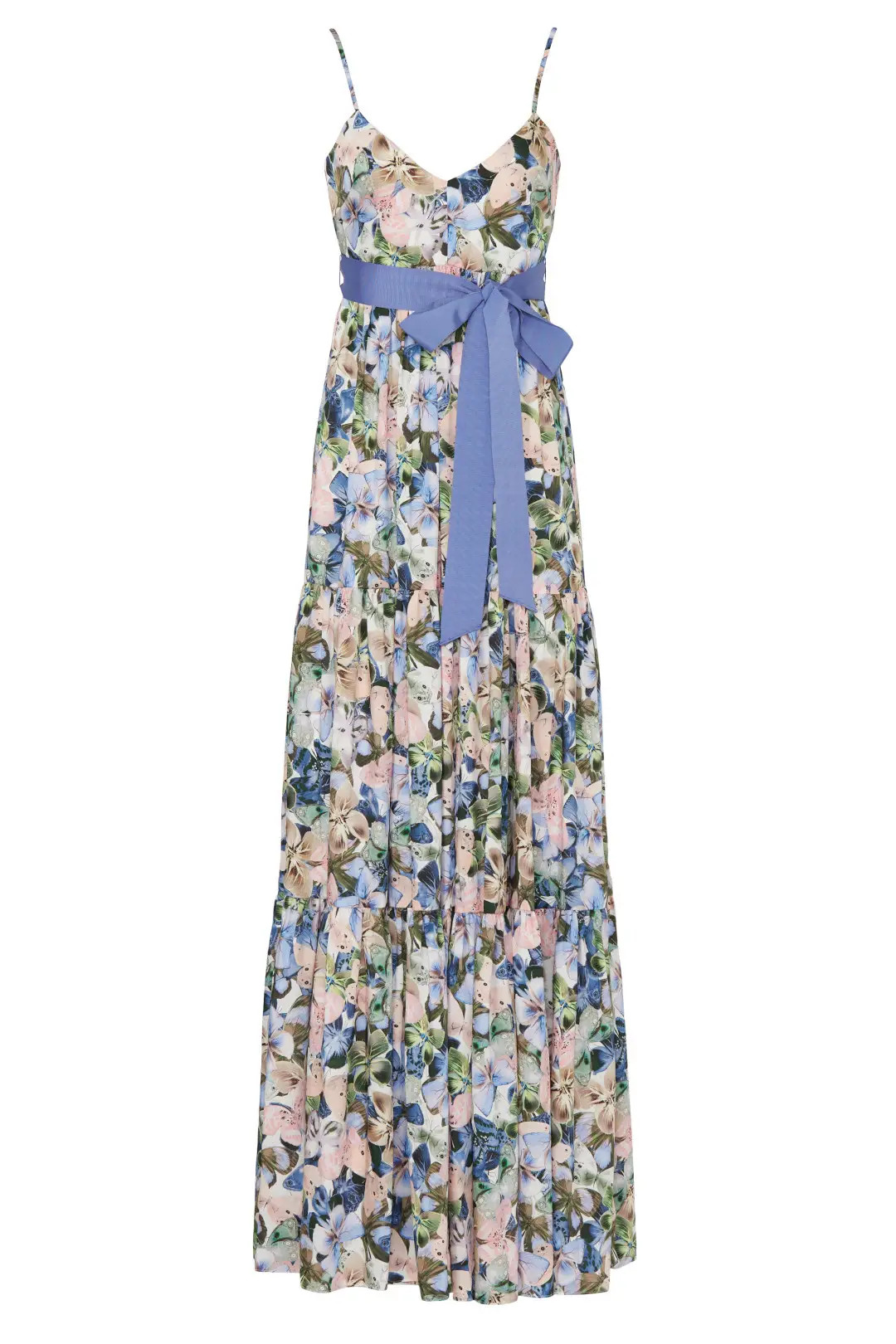 Badgley Mischka Butterfly Belted Gown | Rent the Runway