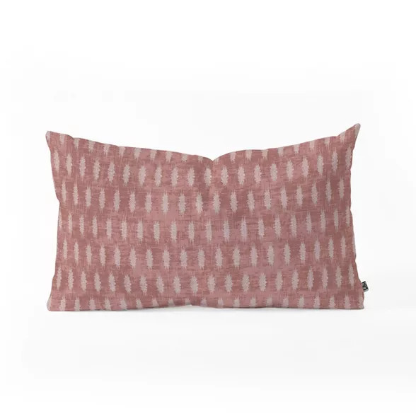 Holli Zollinger Geometric Lumbar Throw Pillow Red - Deny Designs | Target