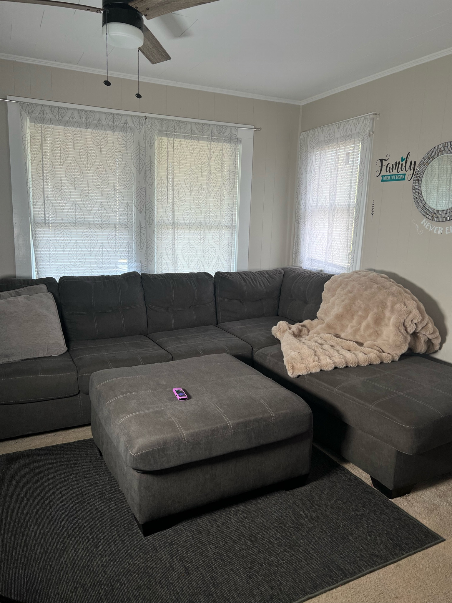 Fur throw blanket , perfect for movie days / nights at home 

#LTKFindsUnder100 #LTKHome