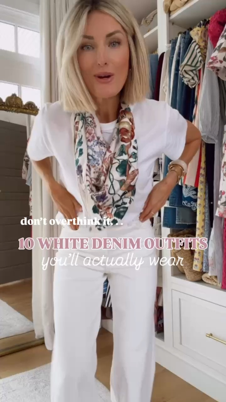 Here’s several ways to style white wide leg jeans! These pants are so affordable & remind me of a pair I had that was at a much higher price point! Such a good staple! Wearing size 4 in the jeans!

Loverly Grey, white jeans, wide leg jeans, white denim, closet staples, closet basics, spring outfit 

#LTKSeasonal