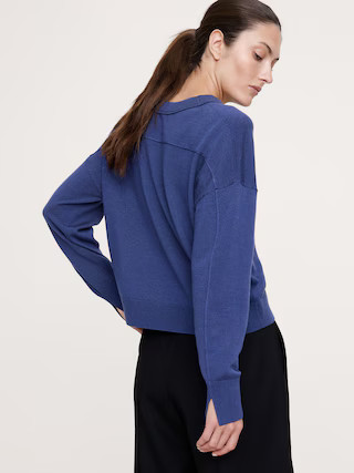 Merino V-Neck Sweater | Banana Republic (US)