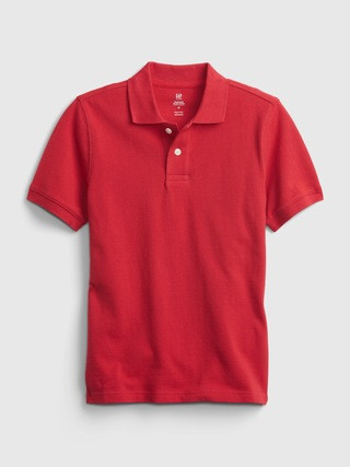 Kids Organic Cotton Uniform Polo Shirt | Gap (US)