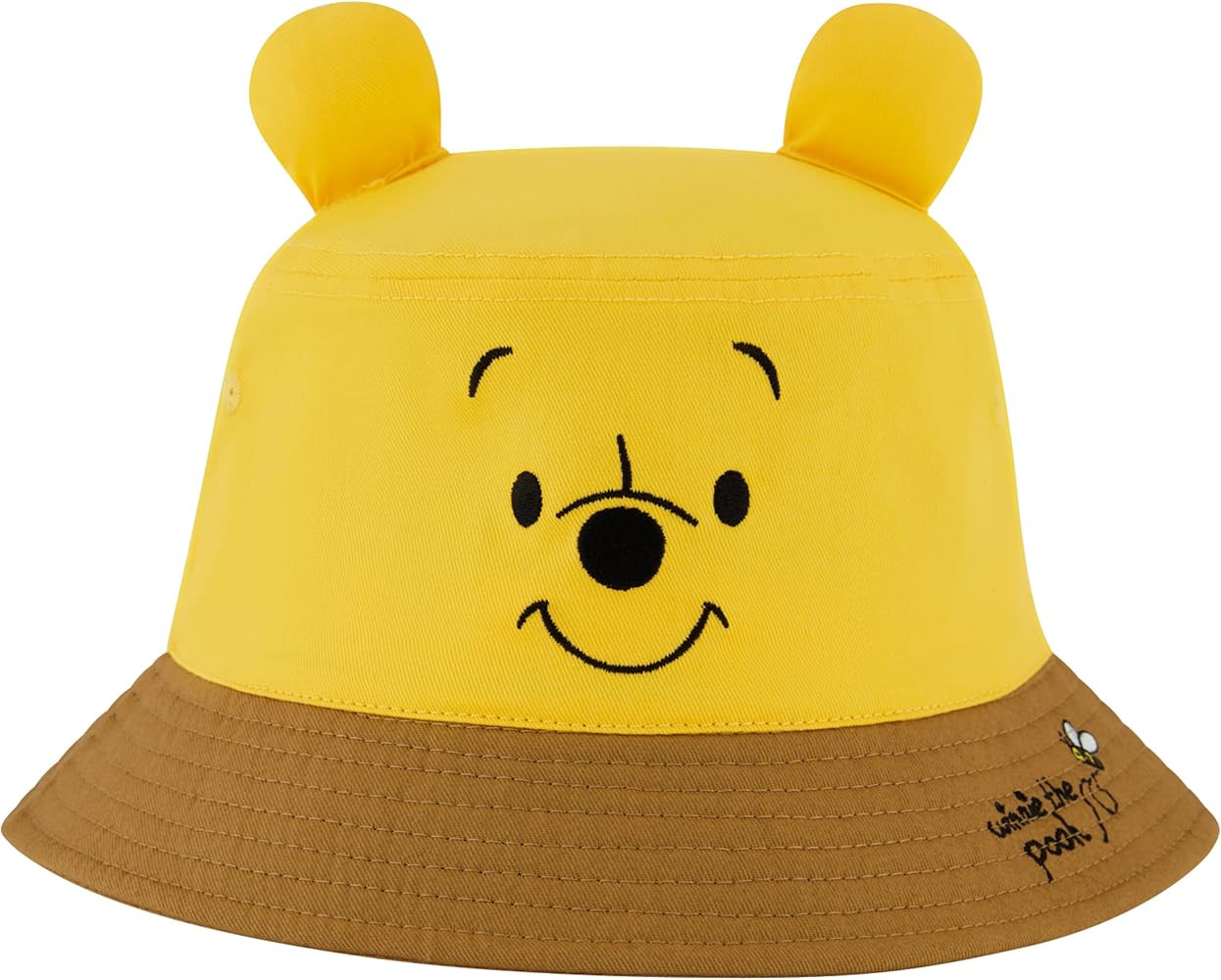 Disney Winnie The Pooh Bucket Hat, Packable Travel Hat with 3D Bear Ears, Wide Brim Summer Hat, Y... | Amazon (US)