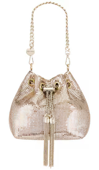 Sylvia Mesh Pouch in Gold | Revolve Clothing (Global)