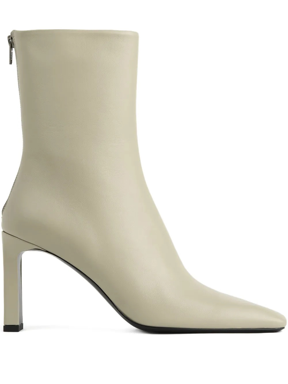 TOTEME Leather Ankle Boots | Neutrals | FARFETCH | Farfetch Global