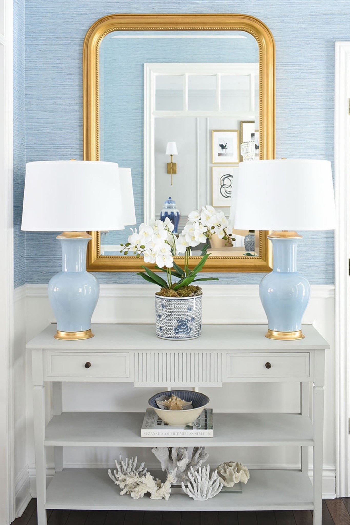 Spring decor from last year! Our entryway mirror is such a stunning statement maker!! It’s completely changed this space and has elevated the look so drastically! 

#LTKHome #LTKSeasonal