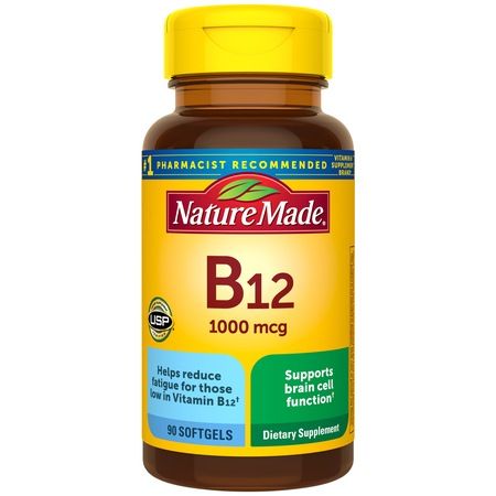 Nature Made Vitamin B12 1000 mcg. Softgels, 90CT | CVS