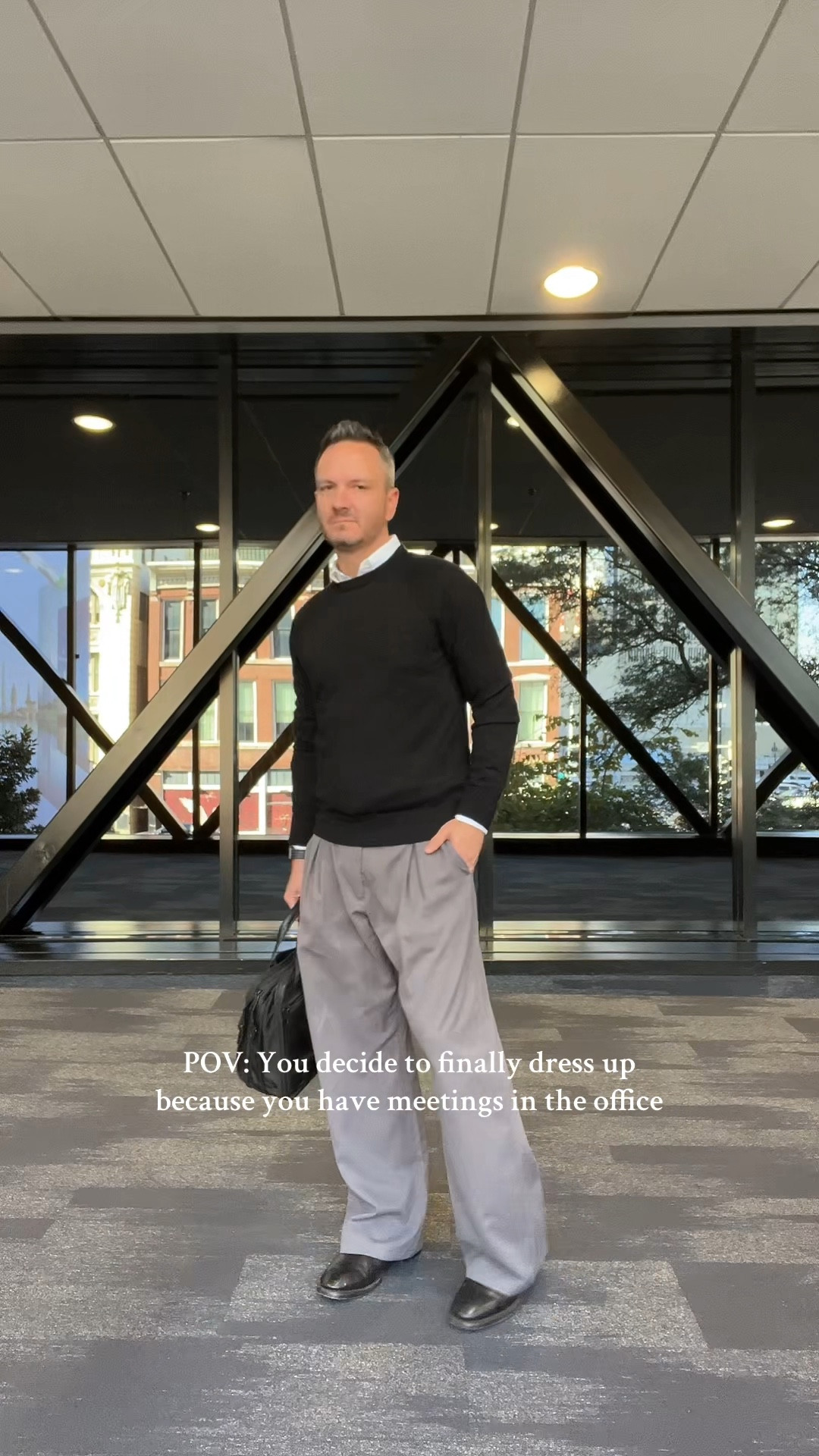 Sometimes it’s good to dress up for the office. Making the most of my in office meeting time.

#LTKMens #LTKOver40 #LTKootd