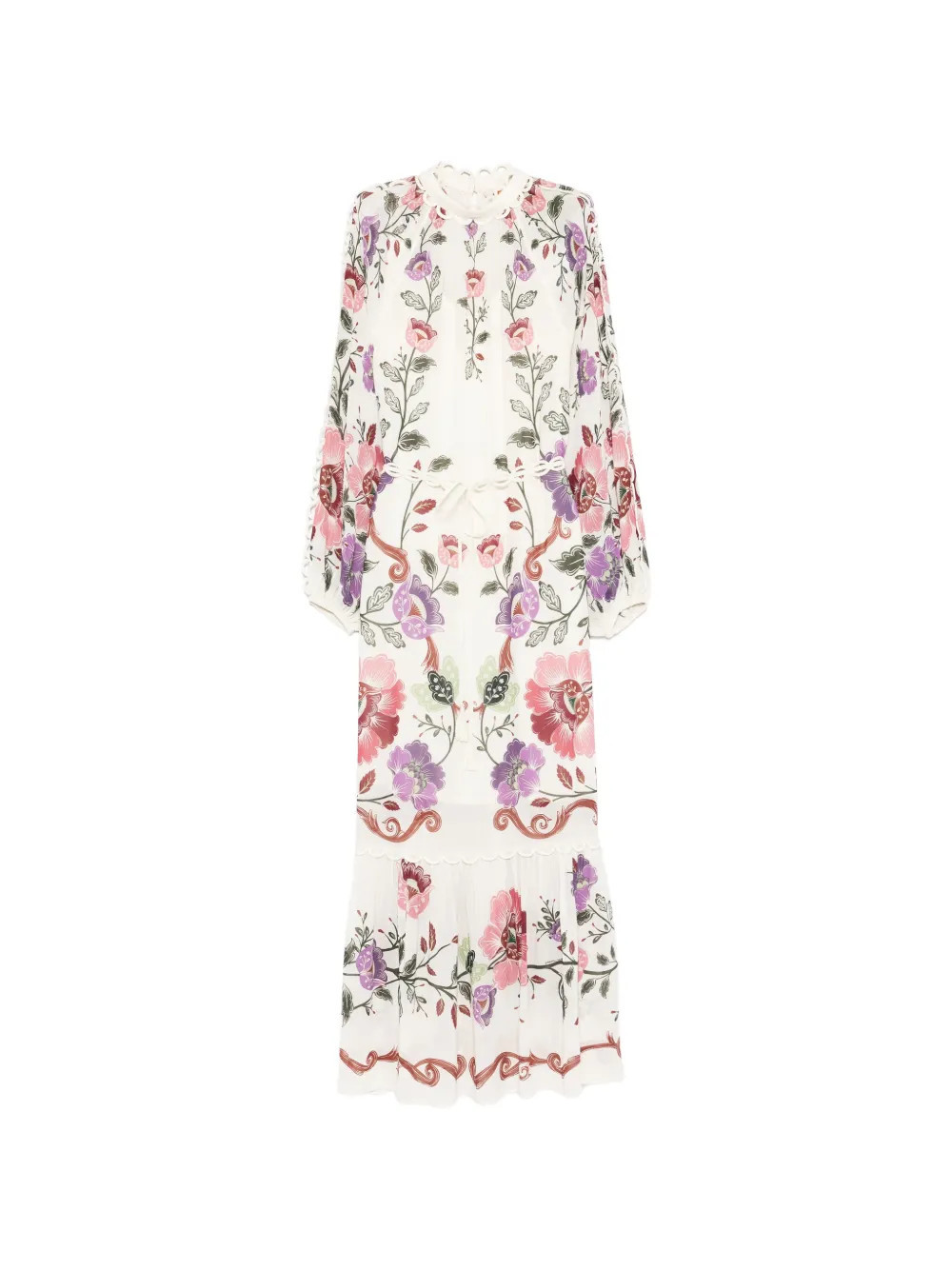 FARM Rio maxi Cream Rococo Flowers dress - White | Farfetch Global