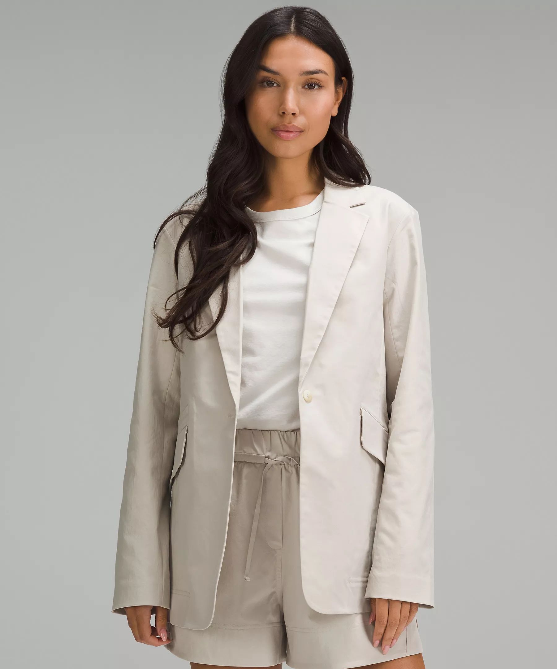 Relaxed-Fit Smooth Twill Blazer | Lululemon (US)