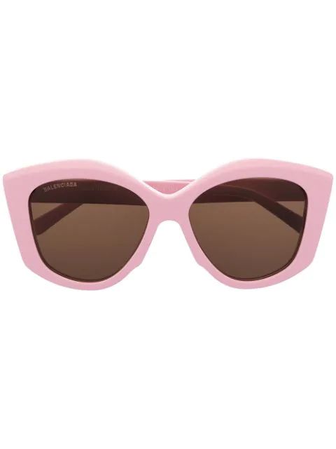 Dynasty oversized geometric-frame sunglasses | Farfetch (US)