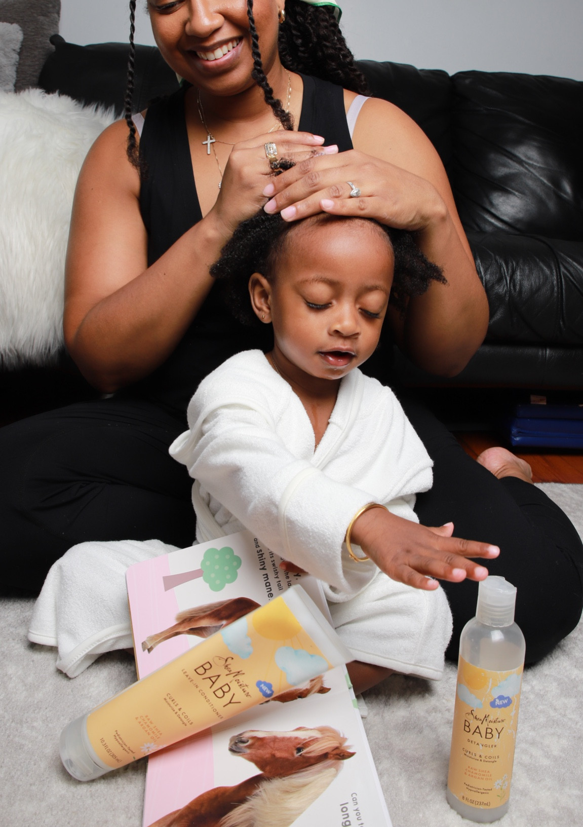 With all this hair I need products that will keep Temps hair moisturized, easy to detangle and healthy. I love @sheamoisturebaby and @dovebabycare Melanin Rich Curl Nourishment for her curls. Both collections are available at @Target 

#TargetPartner #Curlyhairbaby #BabyCare



#LTKfamily #LTKFind #LTKbaby