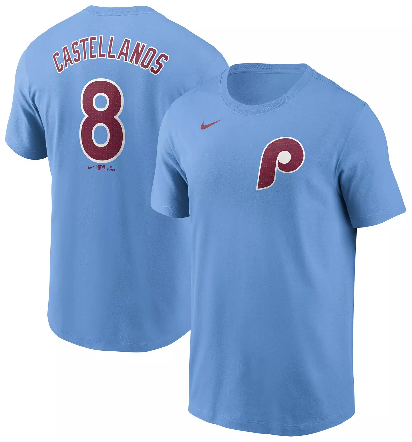 Nike Adult Philadelphia Phillies Nick Castellanos #8 Blue T-Shirt | DICK'S Sporting Goods