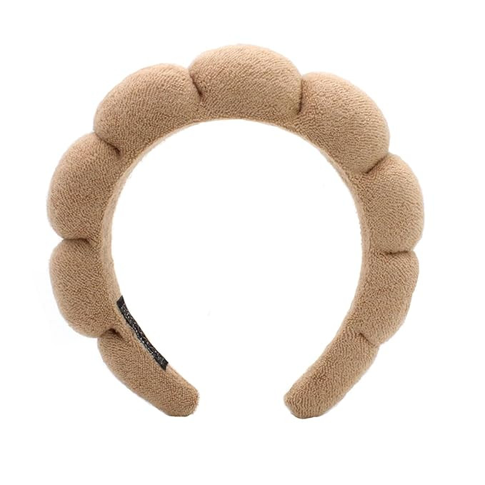 Spa Headbands for Washing Face Makeup Skin Care Headband Women Bubble Facial Beauty Headbands Puf... | Amazon (US)