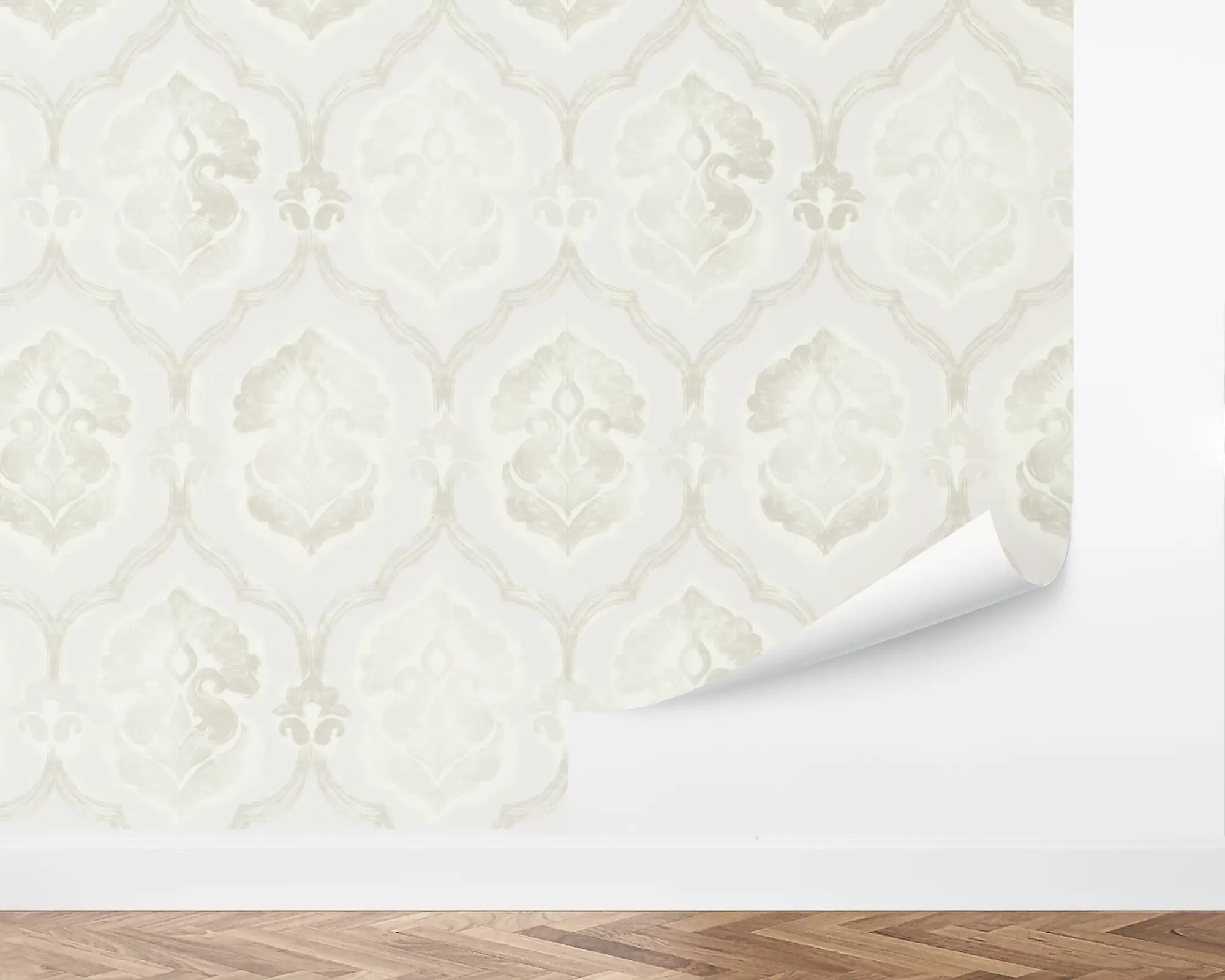 Smudged Damask Wallpaper | Love vs. Design