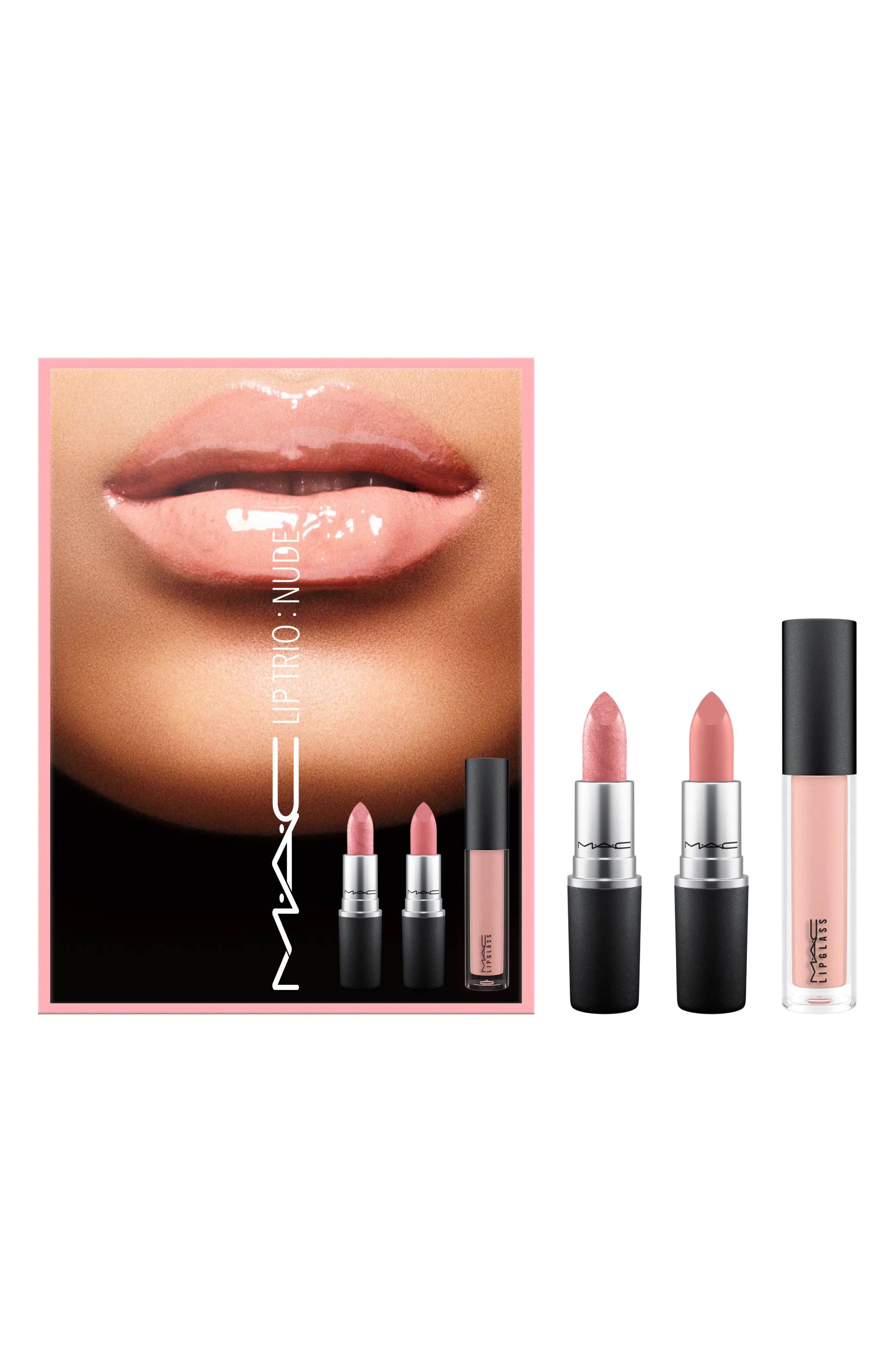 MAC Nude Lip Trio ($54.50 Value) | Nordstrom