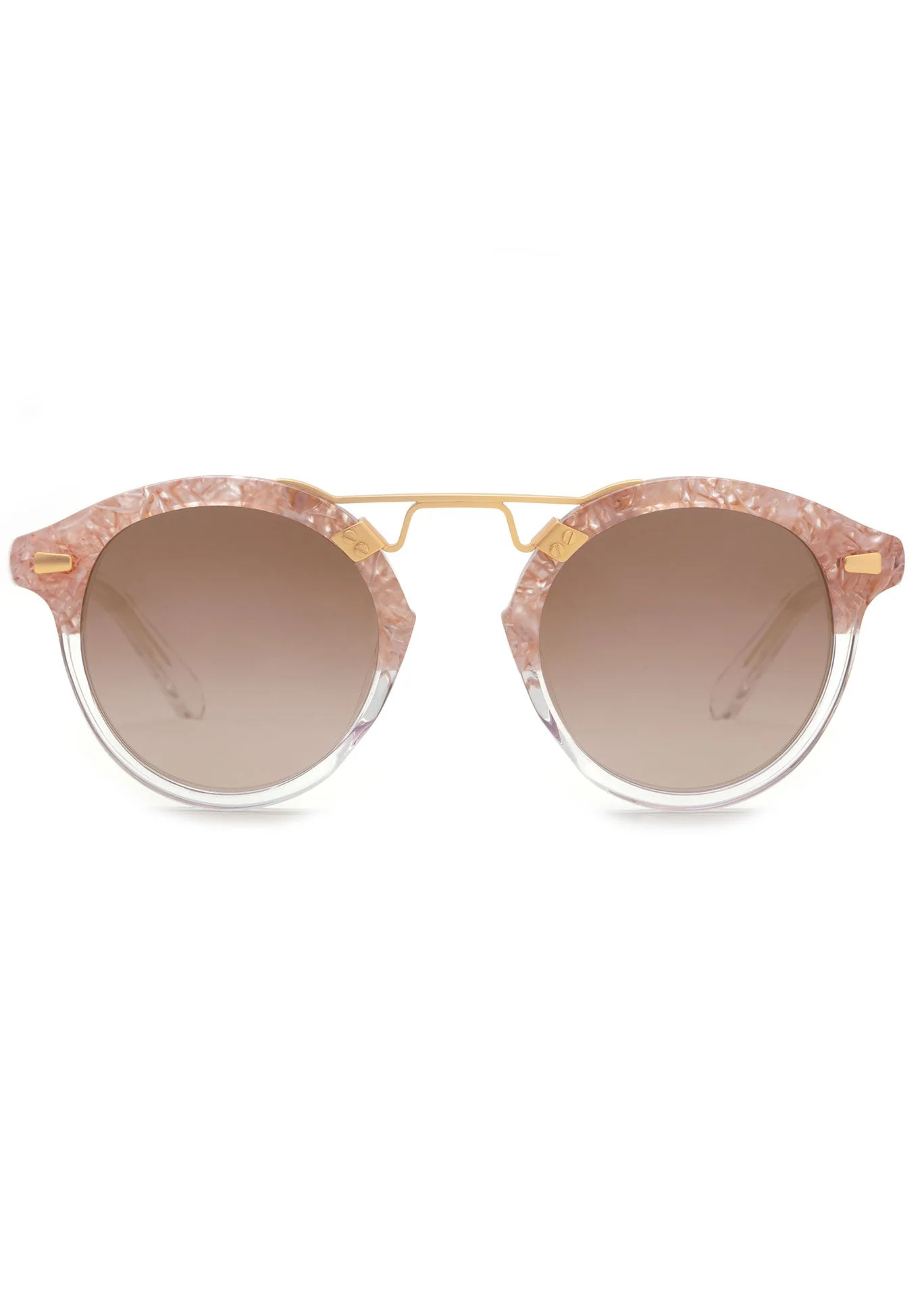 Camellia to Crystal 24K Mirrored | KREWE Eyewear