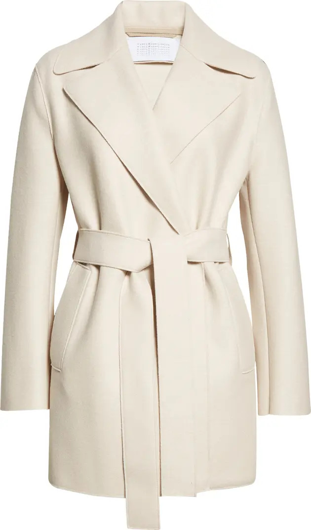 Women's Belted Pressed Wool Coat | Nordstrom