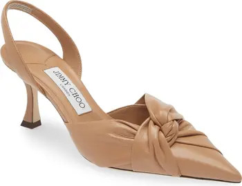 Hedera Knot Pointed Toe Slingback Pump (Women) | Nordstrom