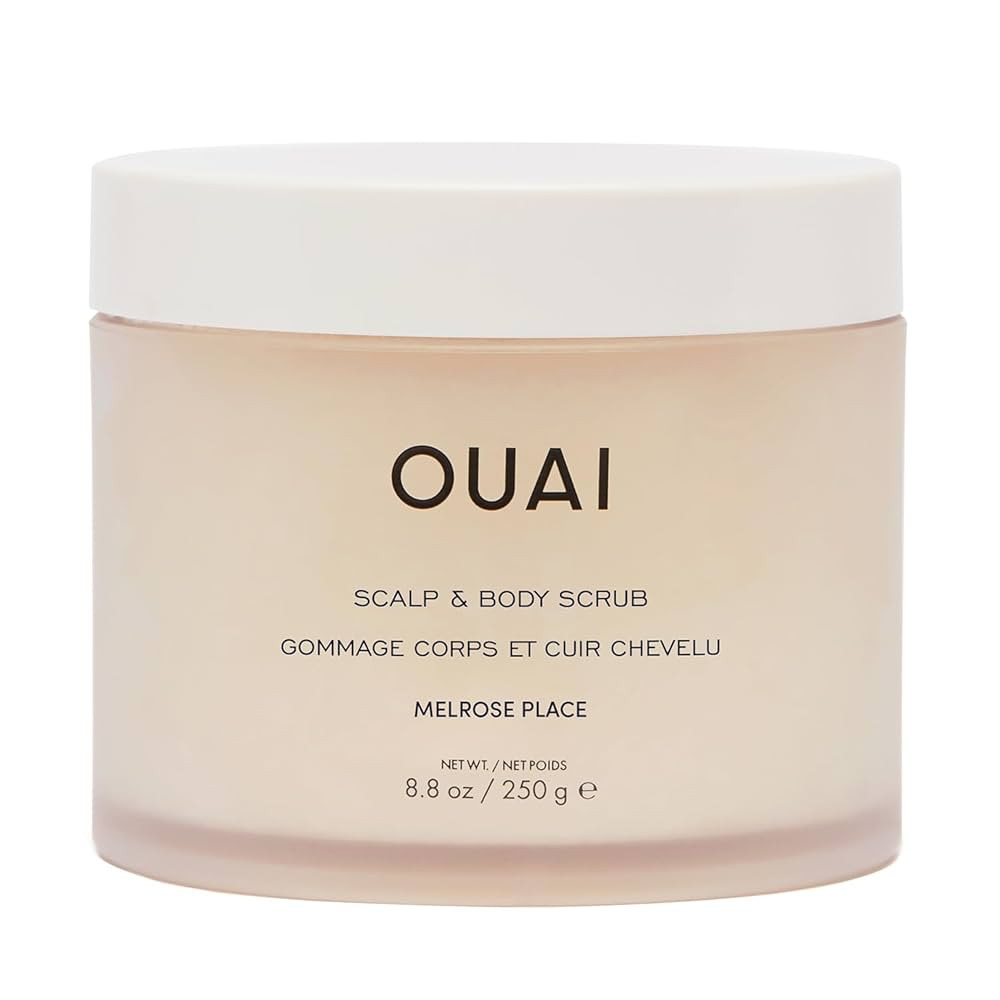 OUAI Scalp & Body Scrub, Melrose Place - Exfoliating Body Scrub with Sugar & Coconut Oil Blend fo... | Amazon (US)