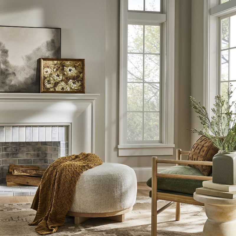 16"x20" Oil Painted All Over Floral Framed Wall Art - Threshold™ designed with Studio McGee | Target