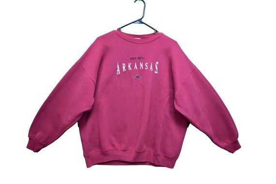 90s university of arkansas razorbacks sweatshirt size xxl | Etsy | Etsy (US)