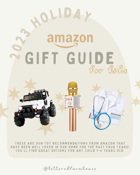 Explore the top Amazon gift picks for toddlers aged 1-4 in our 2023 Gift Guide! From educational toys to delightful playsets, find the perfect presents to spark joy and learning. Discover a world of imagination with these curated recommendations. #2023GiftGuide #AmazonKidsGifts #FoundItOnAmazon #HolidayGiftGuideSaleSale

Christmas gift / Christmas gift ideas / kids Christmas presents / stocking stuffers / kids stocking stuffers / girls Christmas gifts / boy Christmas gift / baby Christmas present 

#LTKHolidaySale #LTKGiftGuide #LTKHoliday