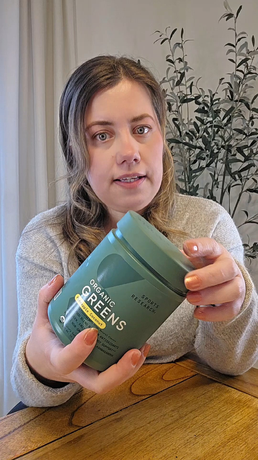 New daily boost 💚🌿Just grabbed Sports Research Organic Greens (Pineapple Coconut) —easy greens + superfoods in a quick drink. 🥥🍍Do you use greens powder?#OrganicGreens #WellnessRoutine #HealthyHabits #MomLife #amzonfinds #amazondeals 

#LTKfitnessgoals #LTKselfcare #LTKdayinmylife