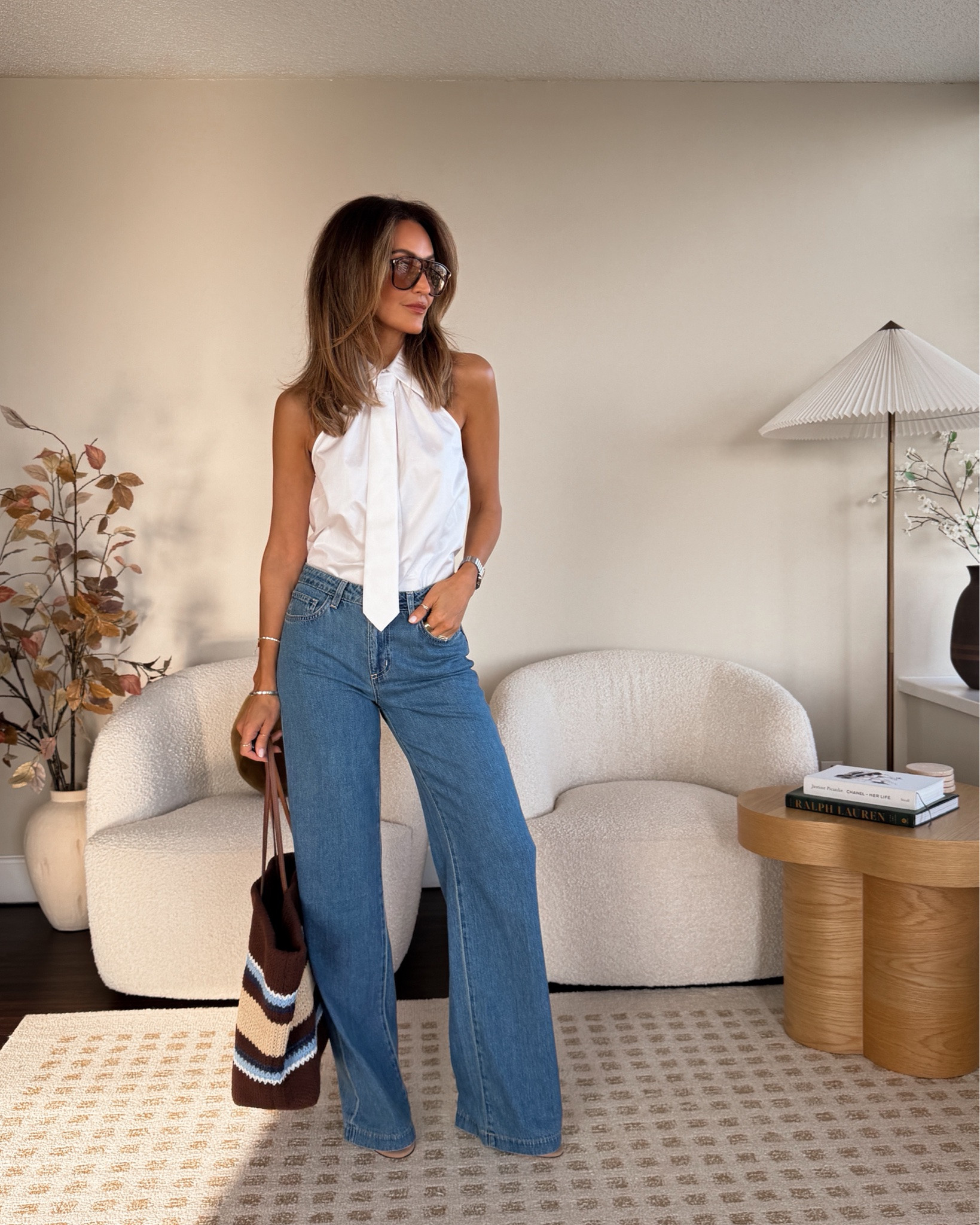 Date night outfit: borrowed from the boys…but make it feminine 🤍✨ 

Borrowing from the boys has always been one of my favorite style tricks. Think oversized blazers and trousers, but a detail like a tie instantly makes a simple jeans-and-top outfit feel polished, unexpected, and effortlessly chic. What do you think? 

Jeans on sale - tts/25
Top xs

#LTKootd #LTKgrwm #LTKSeasonal