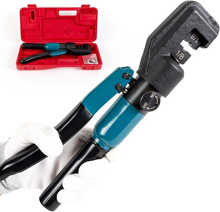 Muzata Custom Cable Railing Crimping Tool Hydraulic Crimper Hydraulic Crimping Tool for 1/8" Stai... | Amazon (US)