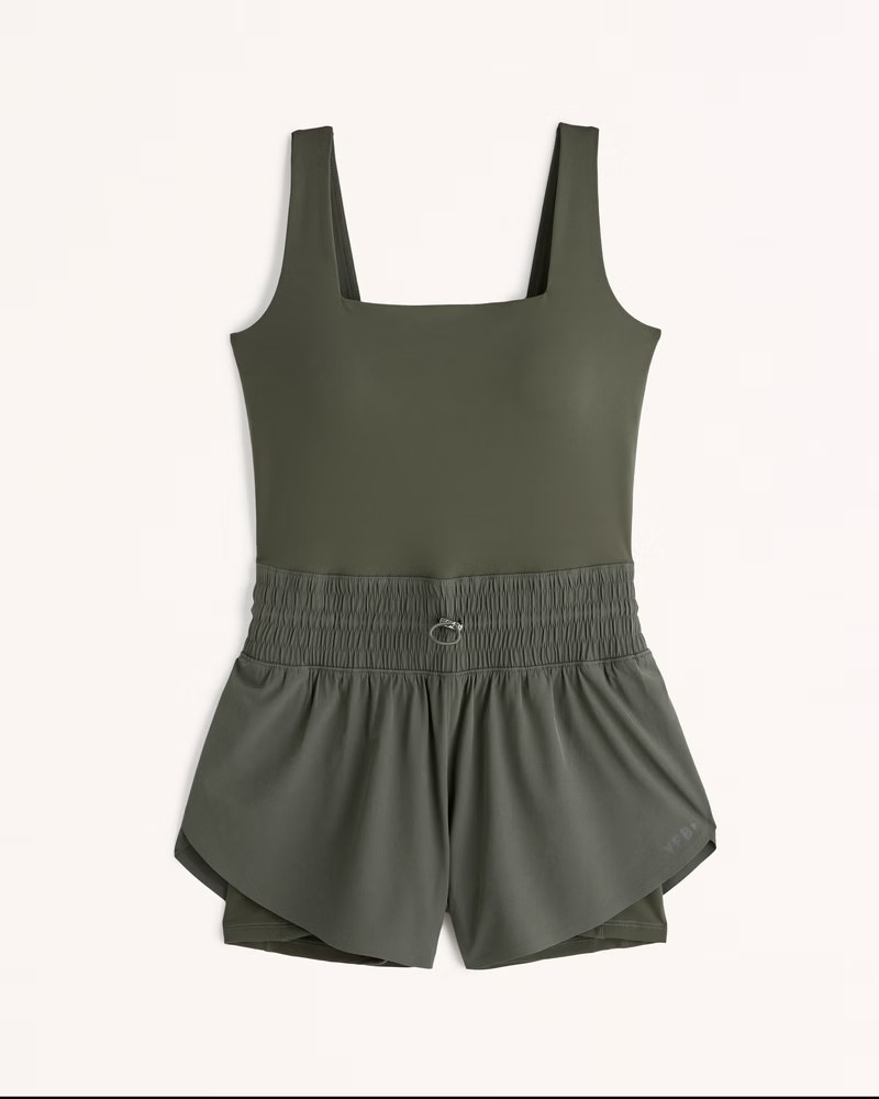 YPB 2-in-1 studioSOFT Active Romper | Abercrombie & Fitch (US)