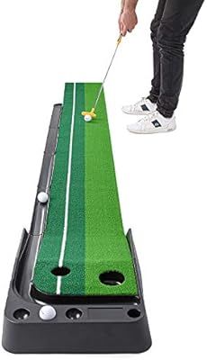 Abco Tech Indoor Golf Putting Green – Portable Mat with Auto Ball Return Function – Mini Golf... | Amazon (US)