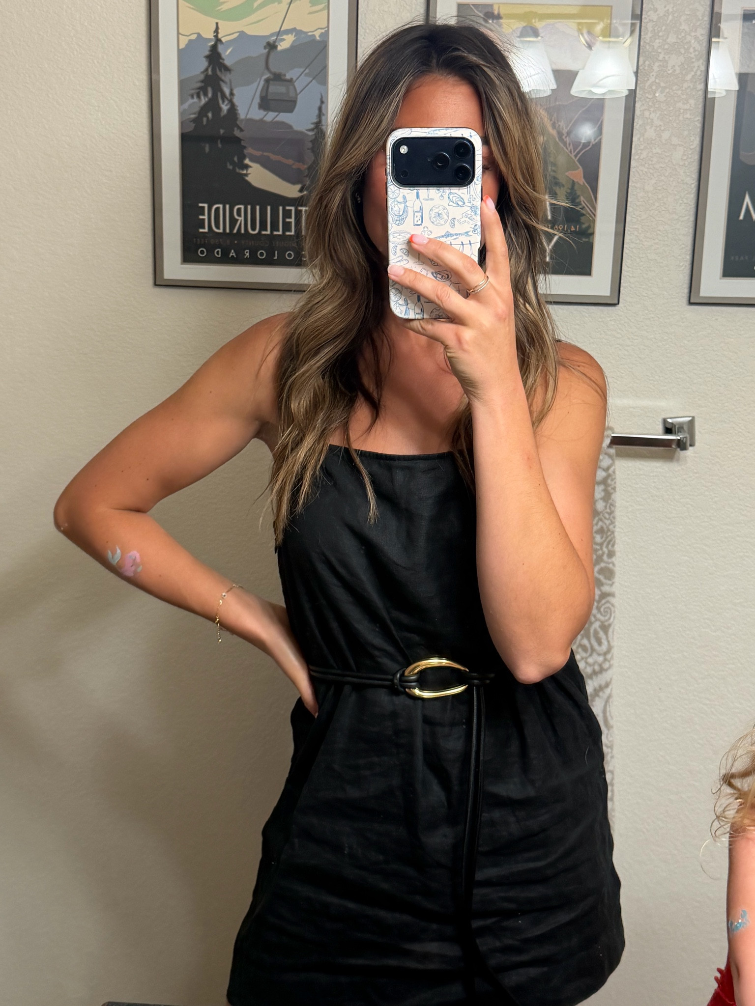 Aritzia dress & belt 
