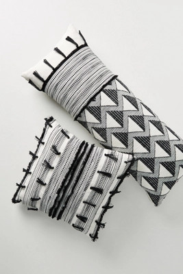 Jacquard-Woven Libby Pillow | Anthropologie (US)