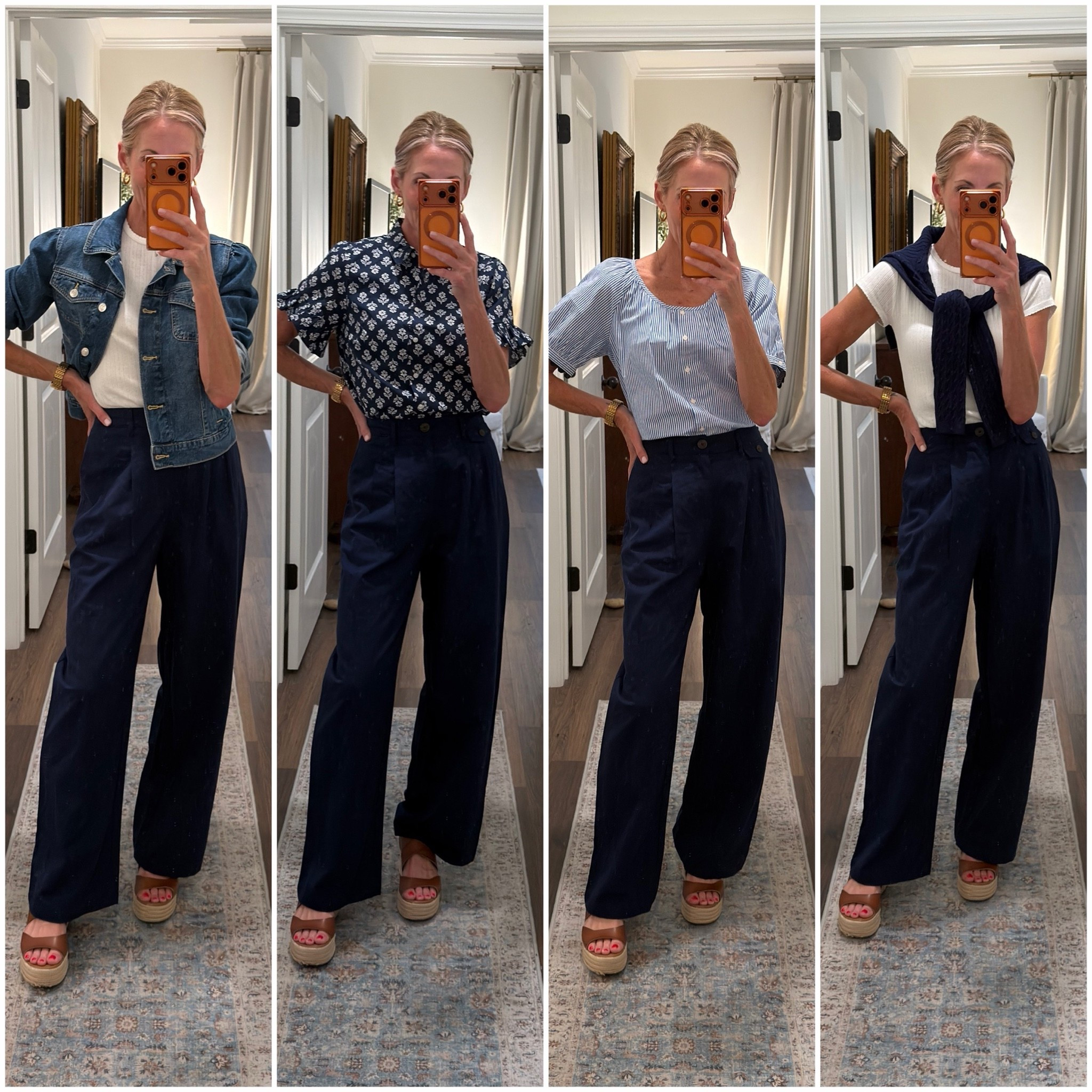 The right size pants make a difference! I picked up these extra small trousers from @Target, and they pair perfectly with all of these tops so many great ways to wear them. These are perfect for work under $40.

#LTKootd
