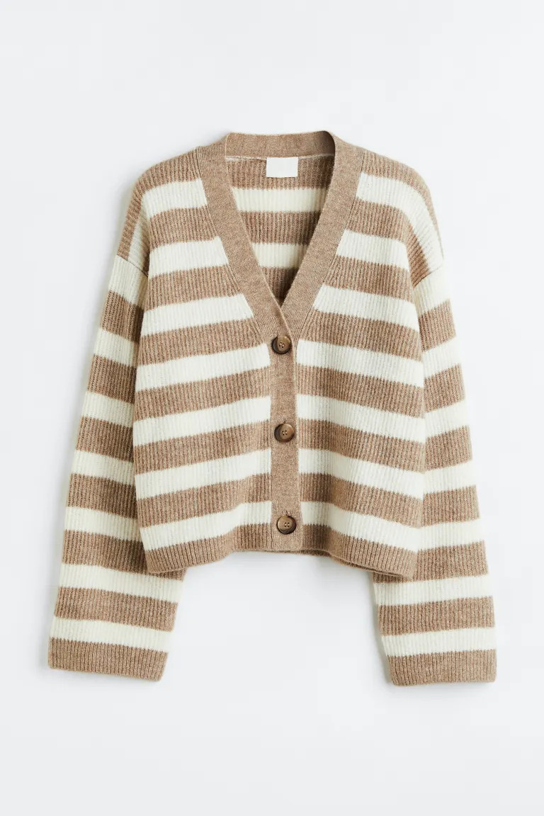 Oversized Rib-knit Cardigan | H&M (US + CA)