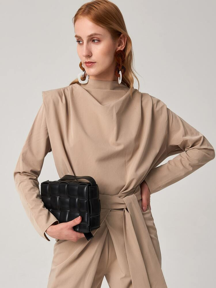 Braided Flap Crossbody Bag | SHEIN