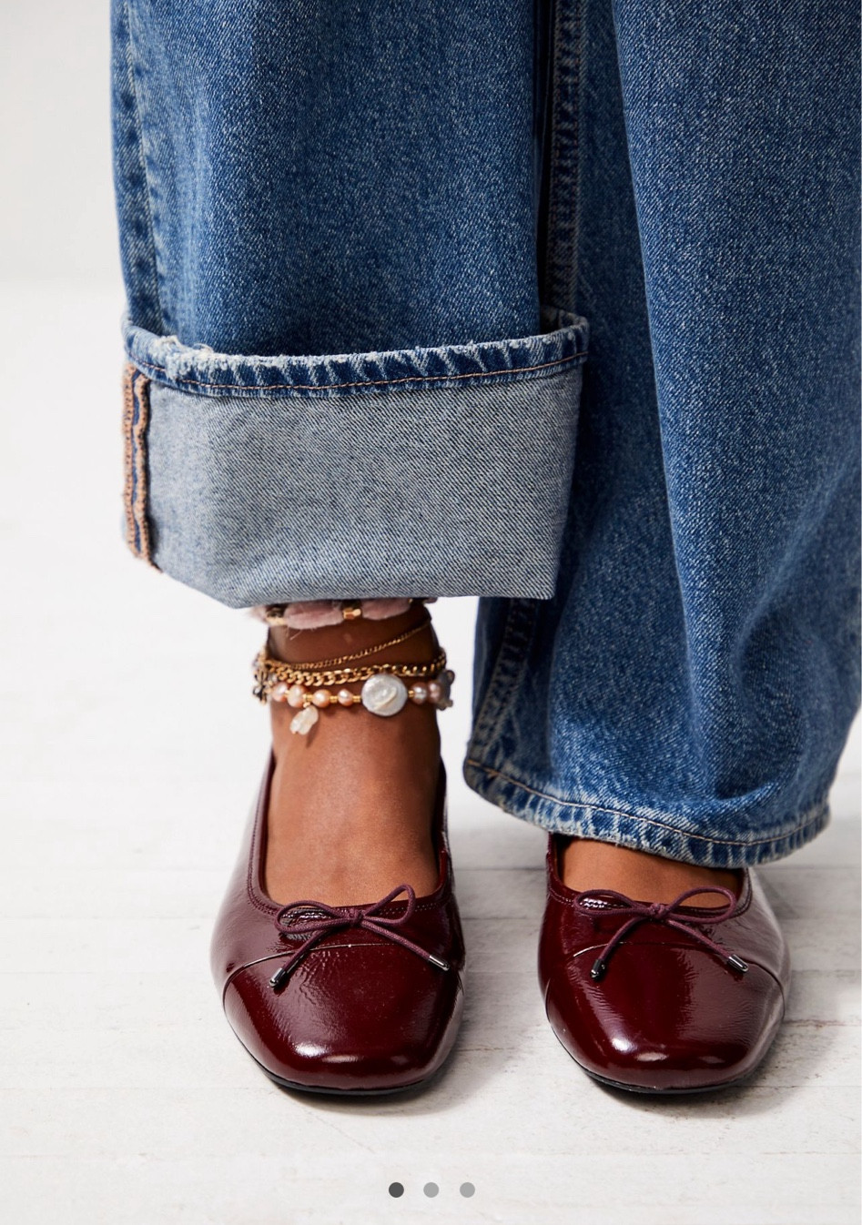 Cutest patent ballet flats with a little bow! Love this maroon and the black  

#LTKGiftGuide #LTKshoecrush #LTKworkwear