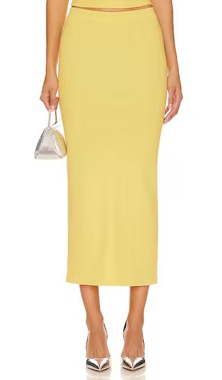 Antonia Skirt in Yellow | Revolve Clothing (Global)