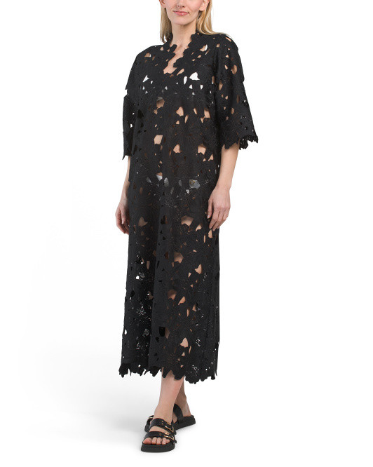 All Over Lace Cover-up Caftan | TJ Maxx