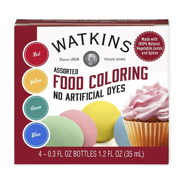 Watkins Inc. Assorted Food Coloring 4 - 1 fl oz Bottle(S) - Walmart.com | Walmart (US)