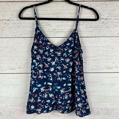 Eight Sixty Floral 100% Polyester Adjustable Tank Top Blouse Shirt Size Small  | eBay | eBay US