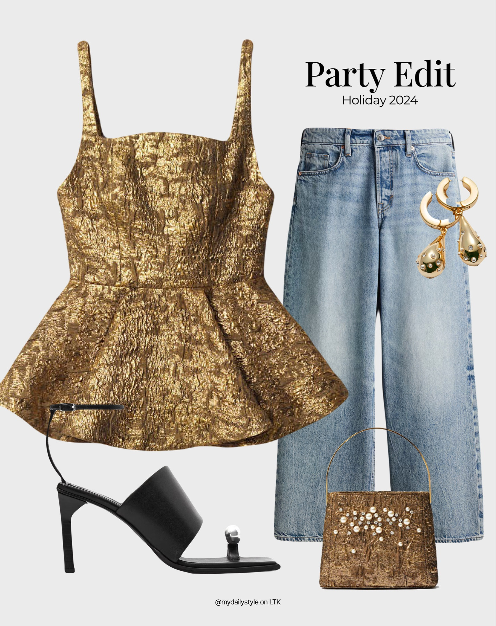 Party outfit perfect for Christmas 🖤

Check out more styling ideas in my profile. 

Tags: night look, holiday 2024, party dressing, parte wear, party look, sequin, holiday outfits, fall style, winter style, winter fit, pre-fall, autumn style, fall outfit, autumn outfit, fall fashion, autumn fashion, easy styling, simple everyday look, chic & basic outfit, Parisian look, casual outfit, capsule wardrobe, office look, brunch style, high street. 

#LTKpartywear #LTKshoes #LTKstyletip