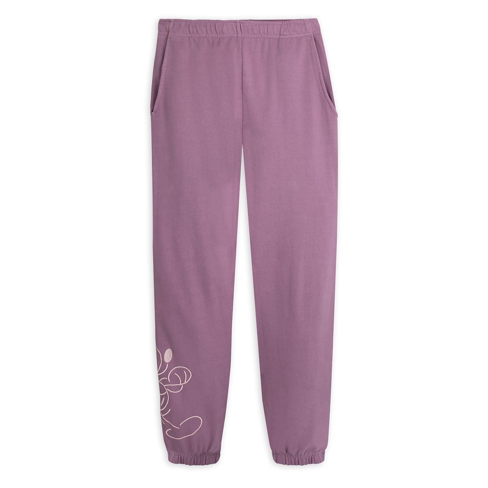 Mickey Mouse Genuine Mousewear Sweatpants for Adults – Plum | Disney Store