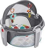 Fisher-Price Portable Bassinet And Play Space On-The-Go Baby Dome With Developmental Toys And Canopy | Amazon (US)