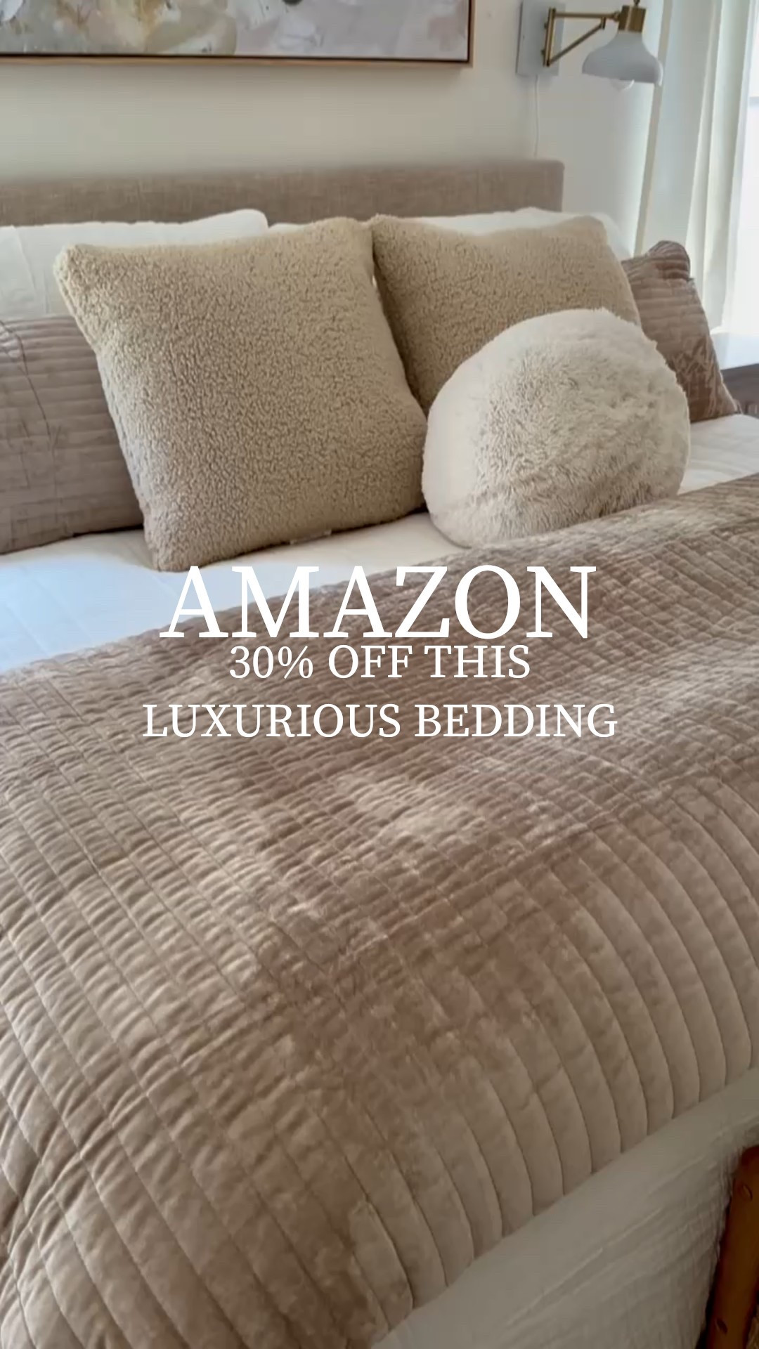 This beautiful bedding is 30% off today for the Amazon big spring sale!