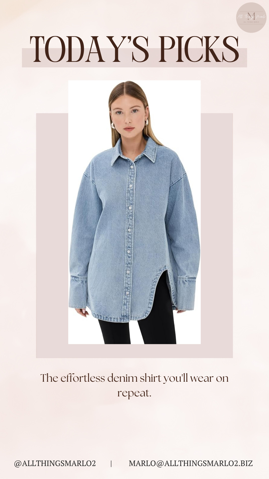 The effortless denim shirt you'll wear on repeat. 

 #LTKSeasonal #LTKWorkwear #LTKTravel