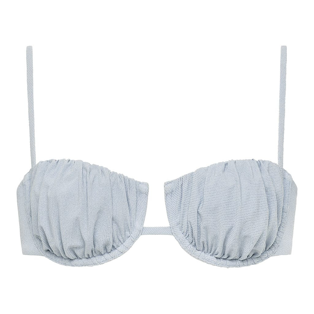 Light Denim Petal Bikini Top | Montce