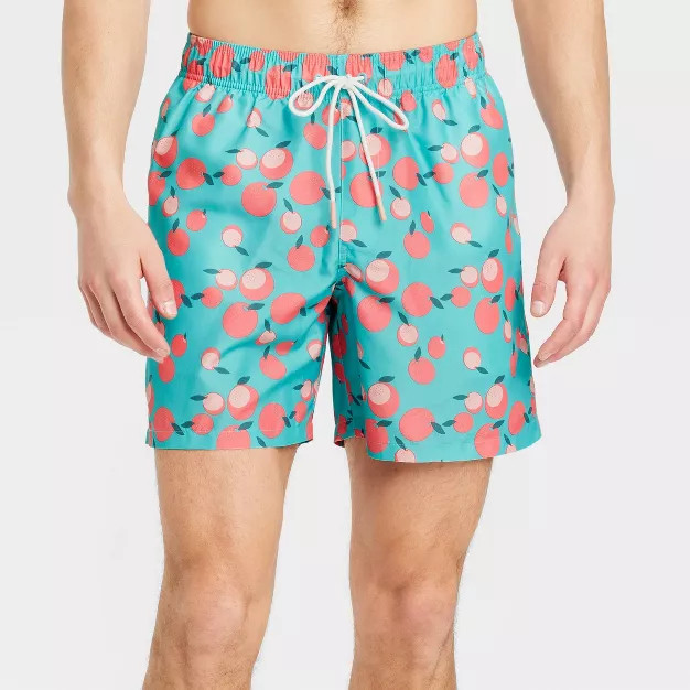 Men's Grapefruit Mist Swim Trunk - Goodfellow & Co™ Orange | Target