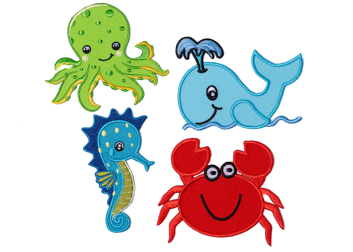 Ocean Friends Patch Set | Becco Bags